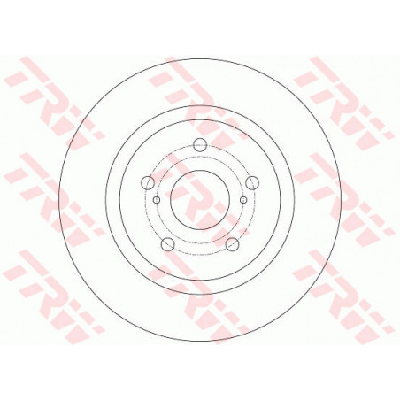 Jeu de 2 disques de frein TRW