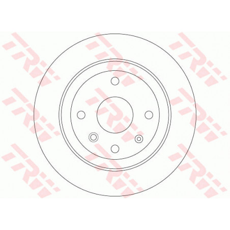 Jeu de 2 disques de frein TRW