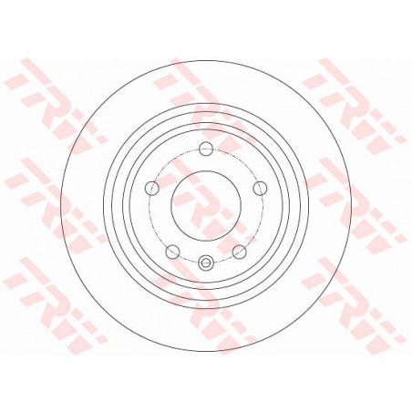 Jeu de 2 disques de frein TRW