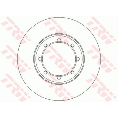 Jeu de 2 disques de frein TRW