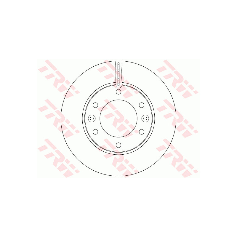 Jeu de 2 disques de frein TRW