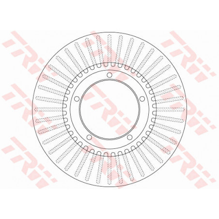 Jeu de 2 disques de frein TRW