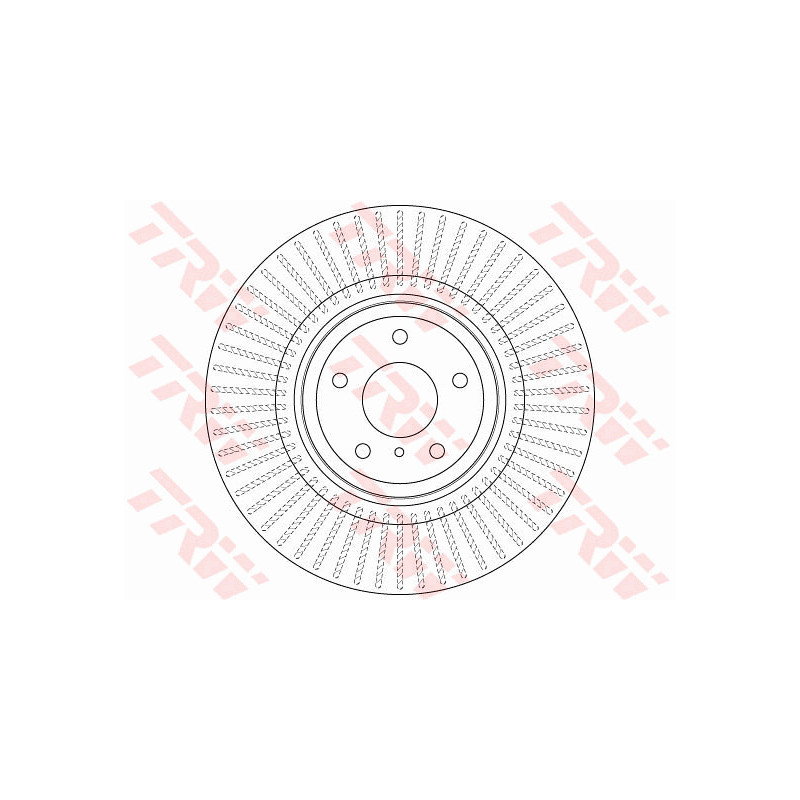 Jeu de 2 disques de frein TRW