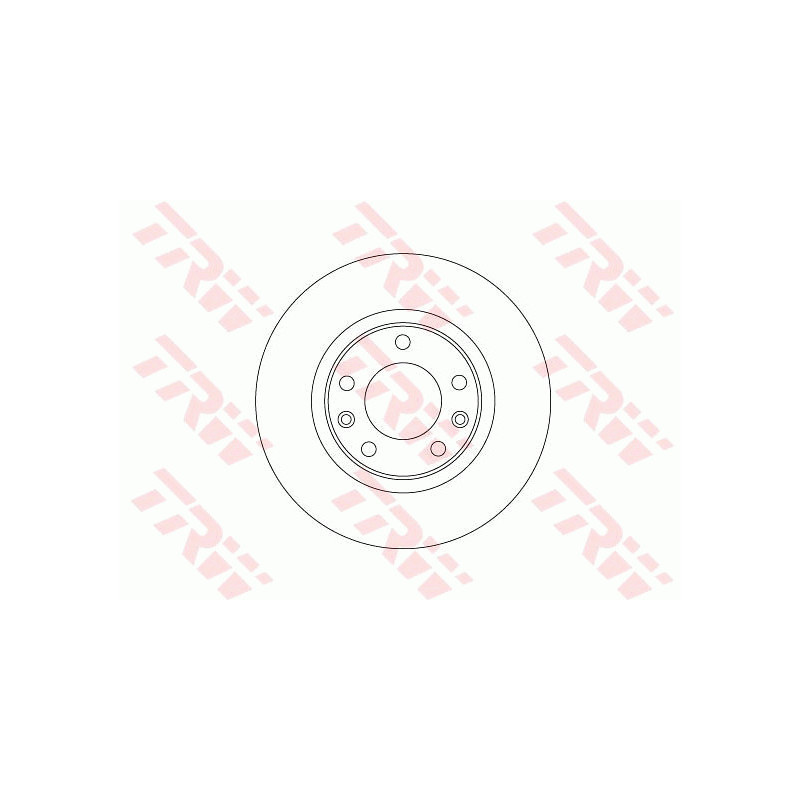 Jeu de 2 disques de frein TRW