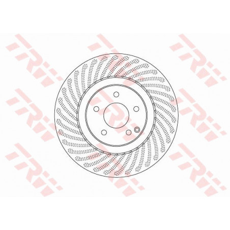 Jeu de 2 disques de frein TRW