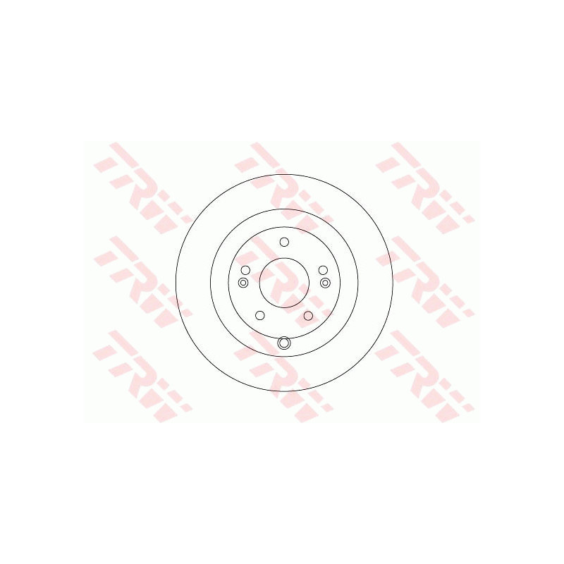 Jeu de 2 disques de frein TRW