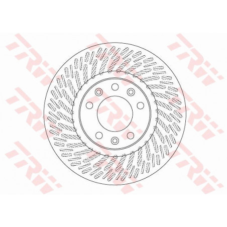 Jeu de 2 disques de frein TRW