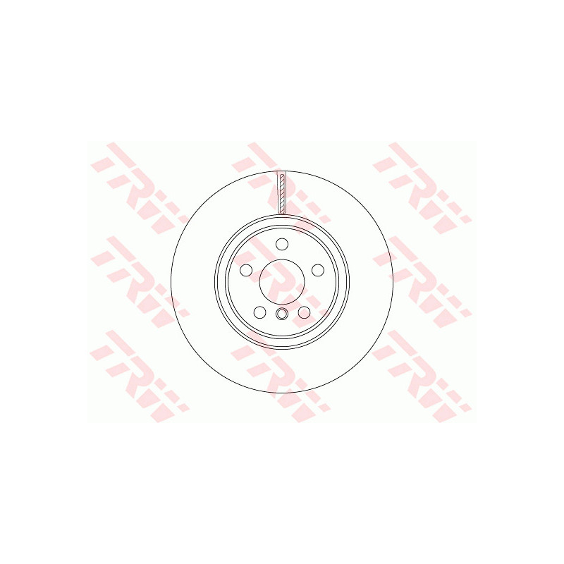 Jeu de 2 disques de frein TRW