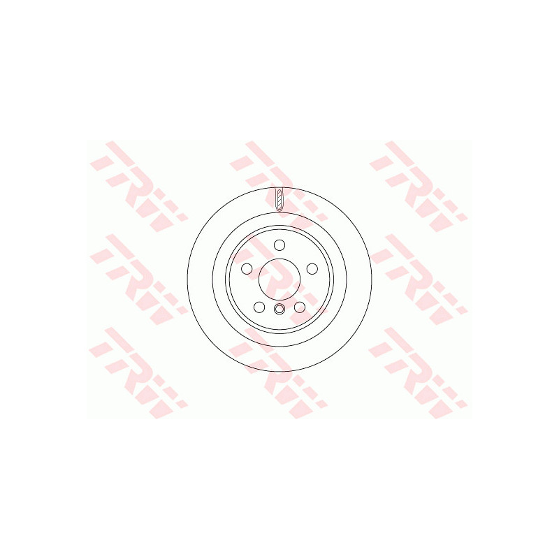 Jeu de 2 disques de frein TRW