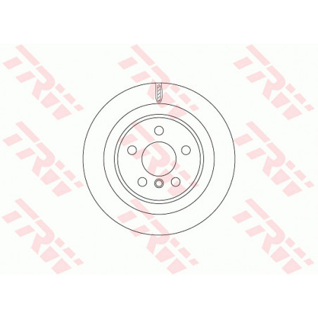 Jeu de 2 disques de frein TRW