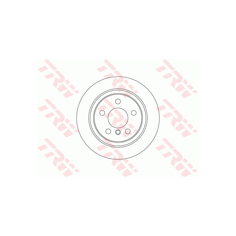 Jeu de 2 disques de frein TRW