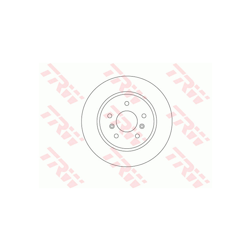 Jeu de 2 disques de frein TRW