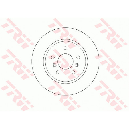 Jeu de 2 disques de frein TRW