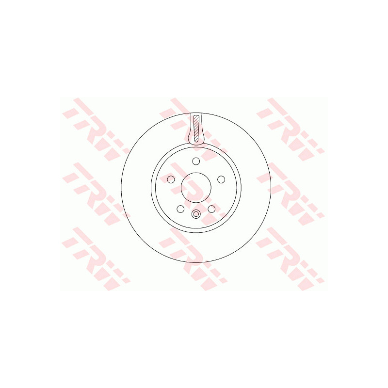 Jeu de 2 disques de frein TRW