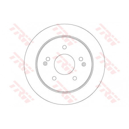 Jeu de 2 disques de frein TRW
