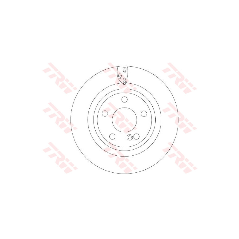 Jeu de 2 disques de frein TRW