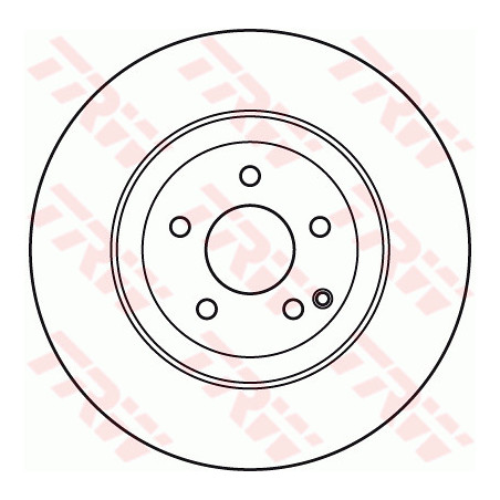 Jeu de 2 disques de frein TRW