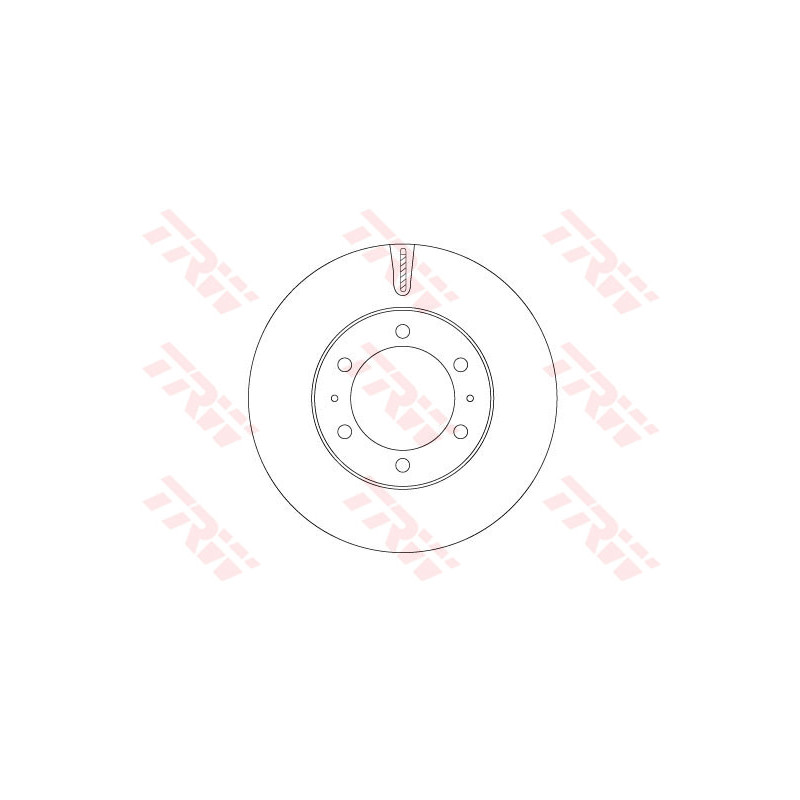 Jeu de 2 disques de frein TRW