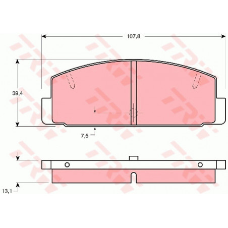 Jeu de quatre plaquettes de...