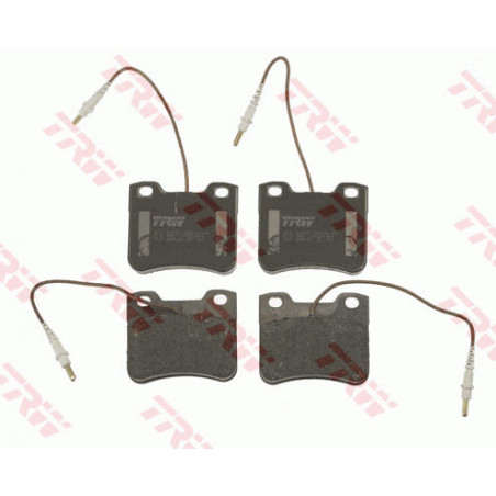 Jeu de quatre plaquettes de frein à disque TRW
