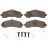Jeu de quatre plaquettes de frein à disque TRW