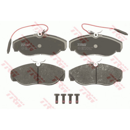 Jeu de quatre plaquettes de frein à disque TRW