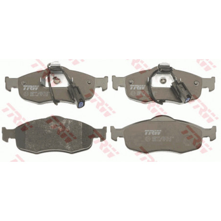 Jeu de quatre plaquettes de frein à disque TRW