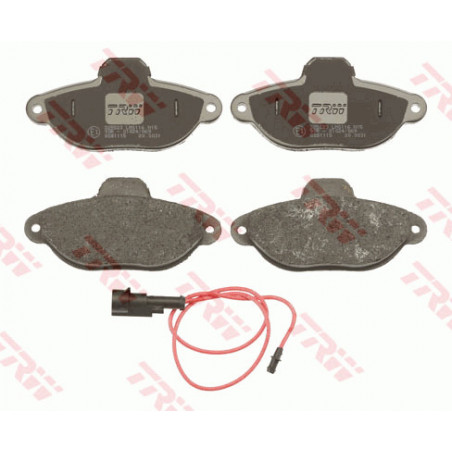 Jeu de quatre plaquettes de frein à disque TRW