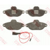 Jeu de quatre plaquettes de frein à disque TRW