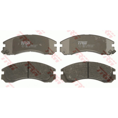Jeu de quatre plaquettes de frein à disque TRW