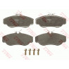 Jeu de quatre plaquettes de frein à disque TRW