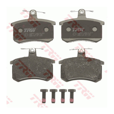 Jeu de quatre plaquettes de frein à disque TRW