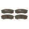 Jeu de quatre plaquettes de frein à disque TRW