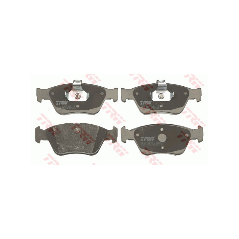 Jeu de quatre plaquettes de frein à disque TRW