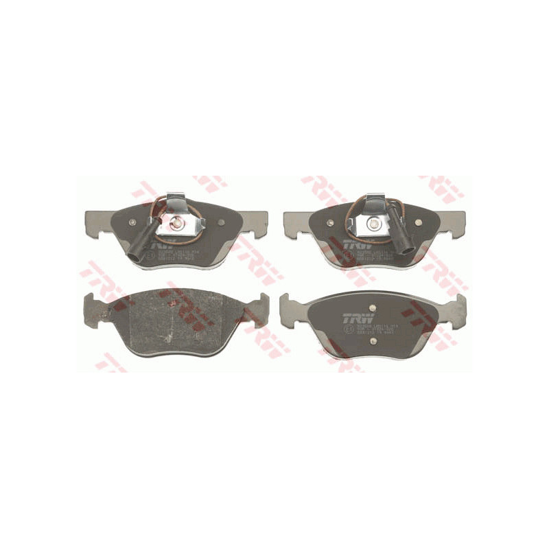 Jeu de quatre plaquettes de frein à disque TRW