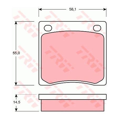 Jeu de quatre plaquettes de...