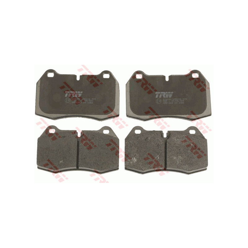 Jeu de quatre plaquettes de frein à disque TRW
