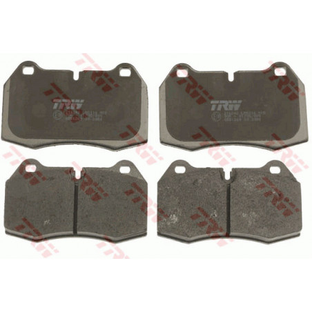 Jeu de quatre plaquettes de frein à disque TRW