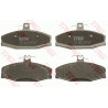 Jeu de quatre plaquettes de frein à disque TRW