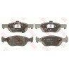 Jeu de quatre plaquettes de frein à disque TRW