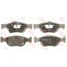 Jeu de quatre plaquettes de frein à disque TRW