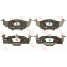 Jeu de quatre plaquettes de frein à disque TRW