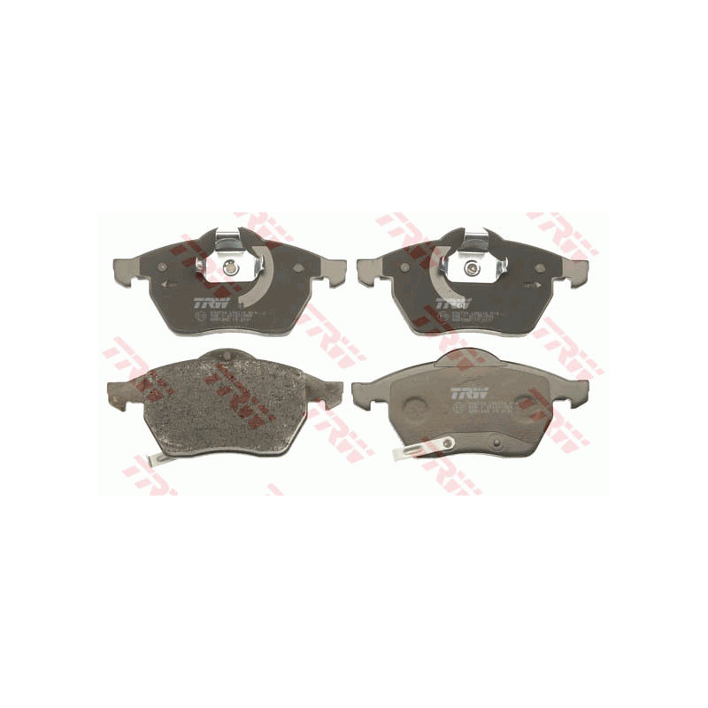 Jeu de quatre plaquettes de frein à disque TRW