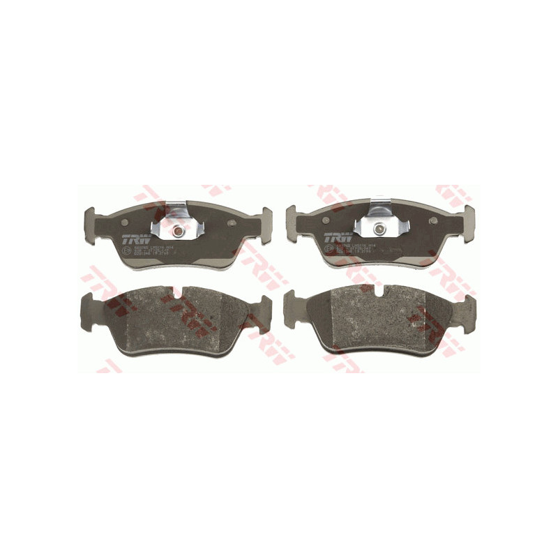 Jeu de quatre plaquettes de frein à disque TRW