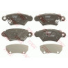 Jeu de quatre plaquettes de frein à disque TRW