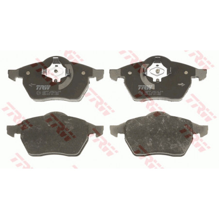 Jeu de quatre plaquettes de frein à disque TRW