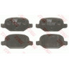 Jeu de quatre plaquettes de frein à disque TRW