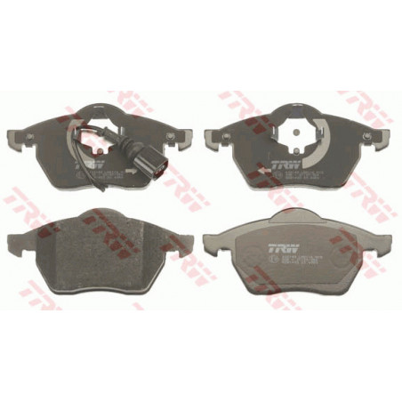 Jeu de quatre plaquettes de frein à disque TRW
