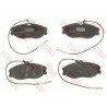 Jeu de quatre plaquettes de frein à disque TRW