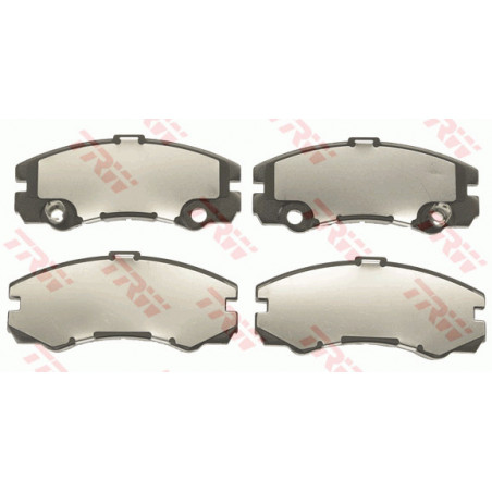 Jeu de quatre plaquettes de frein à disque TRW